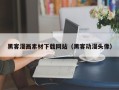 临邑黑客漫画素材下载网站（黑客动漫头像）